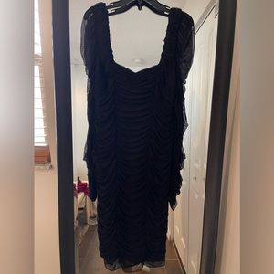 Fashinova bodycon black dress